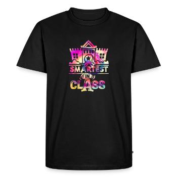 Smartest in the Class Back to School - Men's Premium Organic T-Shirt - black - Front - Nico (187cm)