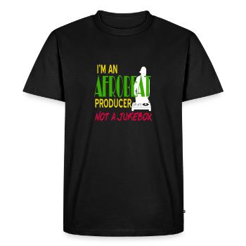 I'm An Afrobeat Producer Not A Jukebox Awesome - Men's Premium Organic T-Shirt - black - Front - Nico (187cm)
