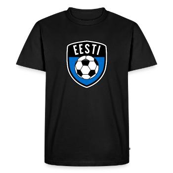 Eesti Eesti Jalgpallifanni toode - T-shirt Premium bio Homme - noir - Devant - Nico (187cm)