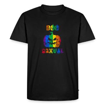 Boo Sexual Halloween Pride - T-shirt Premium bio Homme - noir - Devant - Nico (187cm)