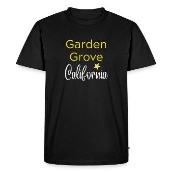 Garden Grove California - T-shirt Premium bio Homme - noir - Devant - Nico (187cm)