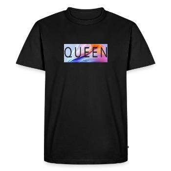 REINE - T-shirt Premium bio Homme - noir - Devant - Nico (187cm)