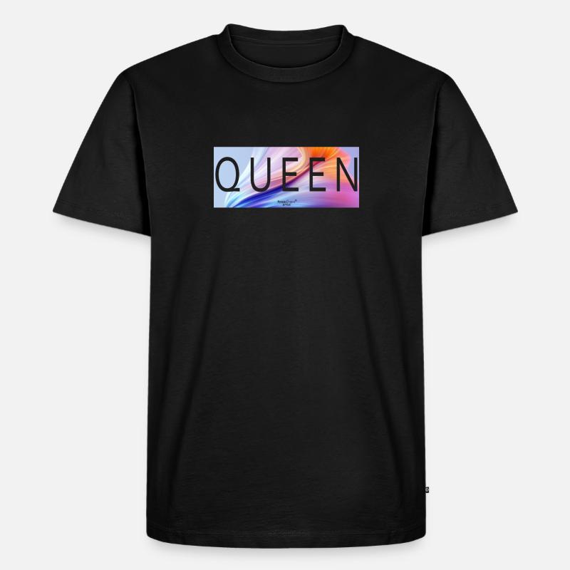 QUEEN - Männer Premium Bio T-Shirt - Schwarz