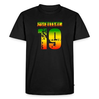 Juneteenth Ancestors Black African June 19 - Men's Premium Organic T-Shirt - black - Front - Nico (187cm)