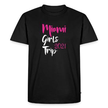Miami Girls Trip 2021 - Men's Premium Organic T-Shirt - black - Front - Nico (187cm)