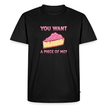 Cuisson gâteau Boulanger Confiseur - T-shirt Premium bio Homme - noir - Devant - Nico (187cm)