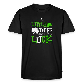 Irish St. Patrick's day - Men's Premium Organic T-Shirt - black - Front - Nico (187cm)