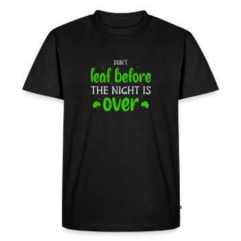 Fête irlandaise de la Saint-Patrick - T-shirt Premium bio Homme - noir - Devant - Nico (187cm)