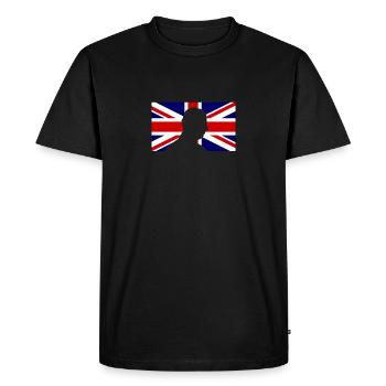 Famille royale britannique Le roi Charles III vive Th - T-shirt Premium bio Homme - noir - Devant - Nico (187cm)