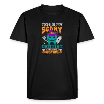 Dental Assistant Oral Hygienist RDH Dentist Gift - Men's Premium Organic T-Shirt - black - Front - Nico (187cm)