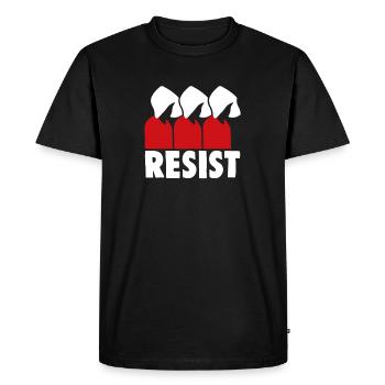 Resist Pro Choice Pro Abortion - Men's Premium Organic T-Shirt - black - Front - Nico (187cm)