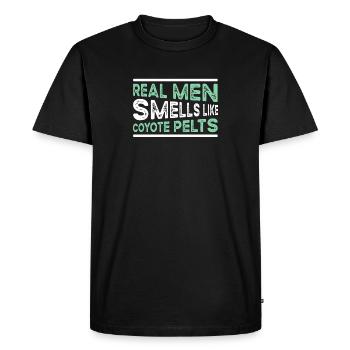 Coyote Hunters - Men's Premium Organic T-Shirt - black - Front - Nico (187cm)