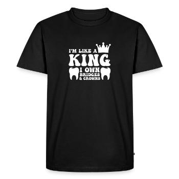 Dental Laboratory Technician Dental Technician - Men's Premium Organic T-Shirt - black - Front - Nico (187cm)