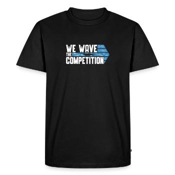 Shimmer Swimming We Wave The Competition Schwim - T-shirt Premium bio Homme - noir - Devant - Nico (187cm)
