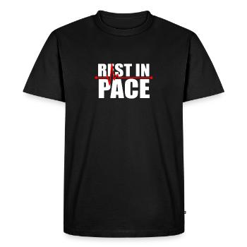 Open-heart surgery Rest in Pace - Men's Premium Organic T-Shirt - black - Front - Nico (187cm)
