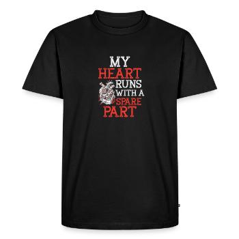 Open-heart surgery - Men's Premium Organic T-Shirt - black - Front - Nico (187cm)