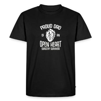 Open-heart surgery - Men's Premium Organic T-Shirt - black - Front - Nico (187cm)