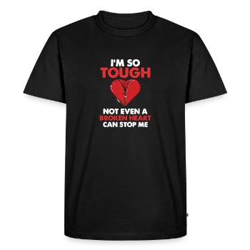 Open-heart surgery - Men's Premium Organic T-Shirt - black - Front - Nico (187cm)