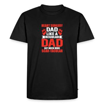 Open-heart surgery - Men's Premium Organic T-Shirt - black - Front - Nico (187cm)