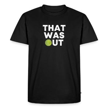 Fun Tennis Player Coach Fan Matching Team - Men's Premium Organic T-Shirt - black - Front - Nico (187cm)