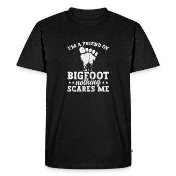 Bigfoot Party Supplies Dad Of The Birthday Crew - Men's Premium Organic T-Shirt - black - Front - Nico (187cm)