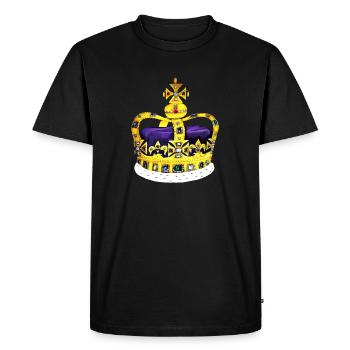 Le Over - Couronne - T-shirt Premium bio Homme - noir - Devant - Nico (187cm)