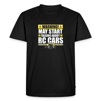 RC voiture télécommandée voiture de course - T-shirt Premium bio Homme - noir - Devant - Nico (187cm)