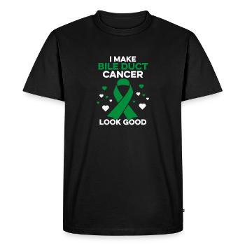 Je fais en sorte que le cancer des canaux biliaires ait une bonne apparence des canaux biliaires - T-shirt Premium bio Homme - noir - Devant - Nico (187cm)