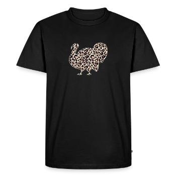 Funny Thanksgiving Gifts For Women Cute Turkey - Men's Premium Organic T-Shirt - black - Front - Nico (187cm)