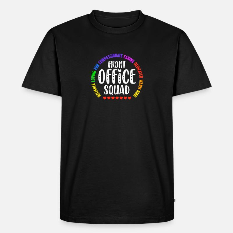 Nette Schulsekretärin Admin Appreciation Assistant - Männer Premium Bio T-Shirt - Schwarz