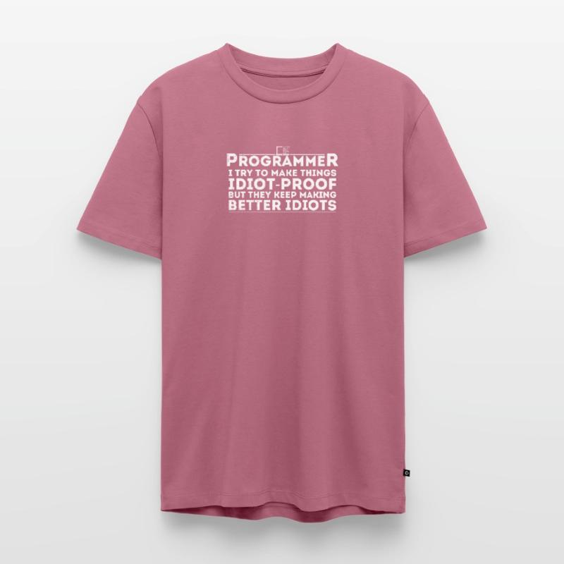 Lustiger Programmierer Humor Computer Coder Programmierung Männer Premium Bio T-Shirt