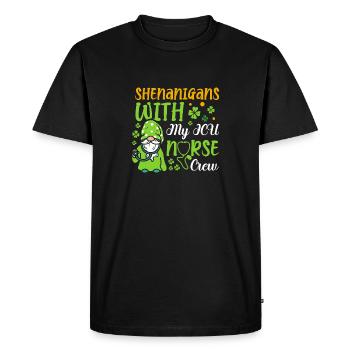 Shenanigans with my Icu nurse crew - Men's Premium Organic T-Shirt - black - Front - Nico (187cm)