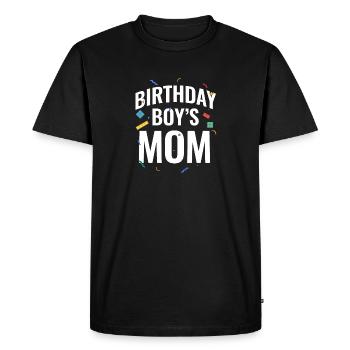 Mère du garçon d’anniversaire Bauklötze - T-shirt Premium bio Homme - noir - Devant - Nico (187cm)