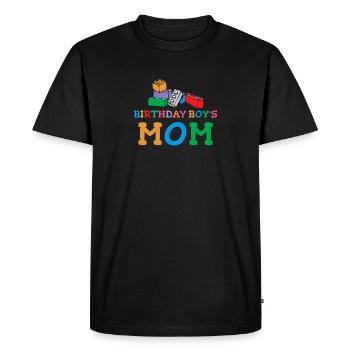 Mère du garçon d’anniversaire Bauklötze - T-shirt Premium bio Homme - noir - Devant - Nico (187cm)