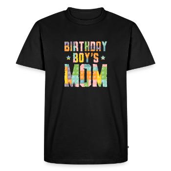 Mère du garçon d’anniversaire Bauklötze - T-shirt Premium bio Homme - noir - Devant - Nico (187cm)