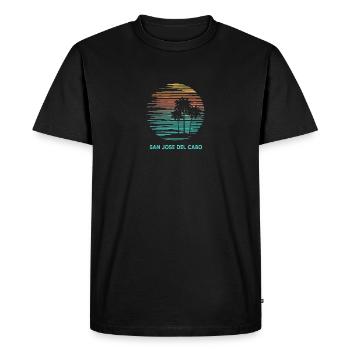 San Jose Del Cabo Mexique Cool Souvenir Vacances - T-shirt Premium bio Homme - noir - Devant - Nico (187cm)