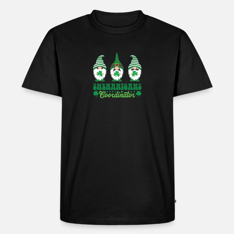 St. Patricks Day Shenanigans - Männer Premium Bio T-Shirt - Schwarz