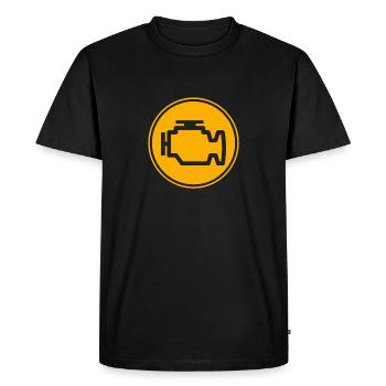 Check engine light Autotuning - Men's Premium Organic T-Shirt - black - Front - Nico (187cm)