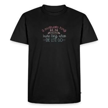Mothers Love ast Long - Citation de la fête des mères - T-shirt Premium bio Homme - noir - Devant - Nico (187cm)