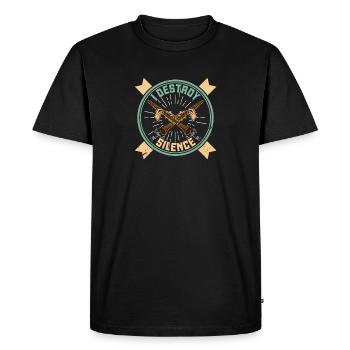 Clarinetist Clarinet Instrument Musicians - Männer Premium Bio T-Shirt - Schwarz - Vorne - Nico (187cm)