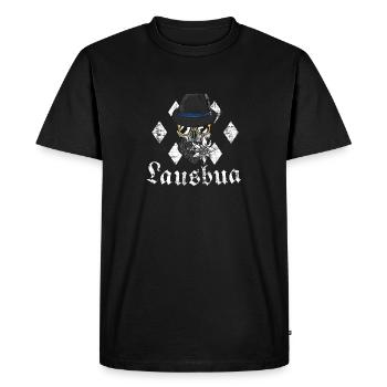 Lausbua bayern weiss - T-shirt Premium bio Homme - noir - Devant - Nico (187cm)