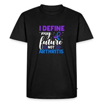 Je détermine mon avenir, pas ma conscience - T-shirt Premium bio Homme - noir - Devant - Nico (187cm)