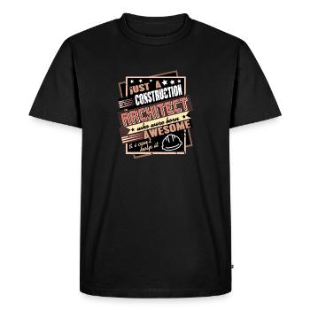 A Construction Architect Who Were Born Awesome - Men's Premium Organic T-Shirt - black - Front - Nico (187cm)