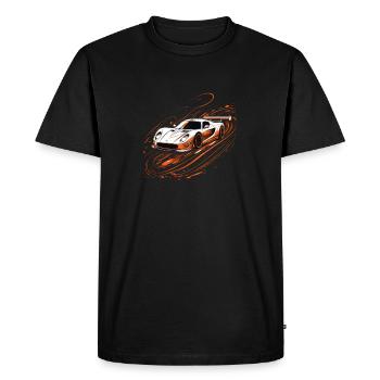 Car Racing Sport Lover Fast Supercar Enthusiast - Men's Premium Organic T-Shirt - black - Front - Nico (187cm)