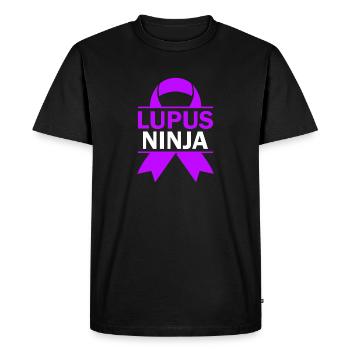Lupus Awareness Lupus Warrior - Men's Premium Organic T-Shirt - black - Front - Nico (187cm)