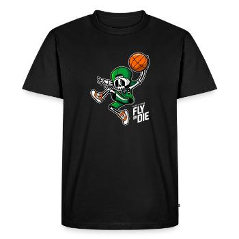Basket bone - Men's Premium Organic T-Shirt - black - Front - Nico (187cm)