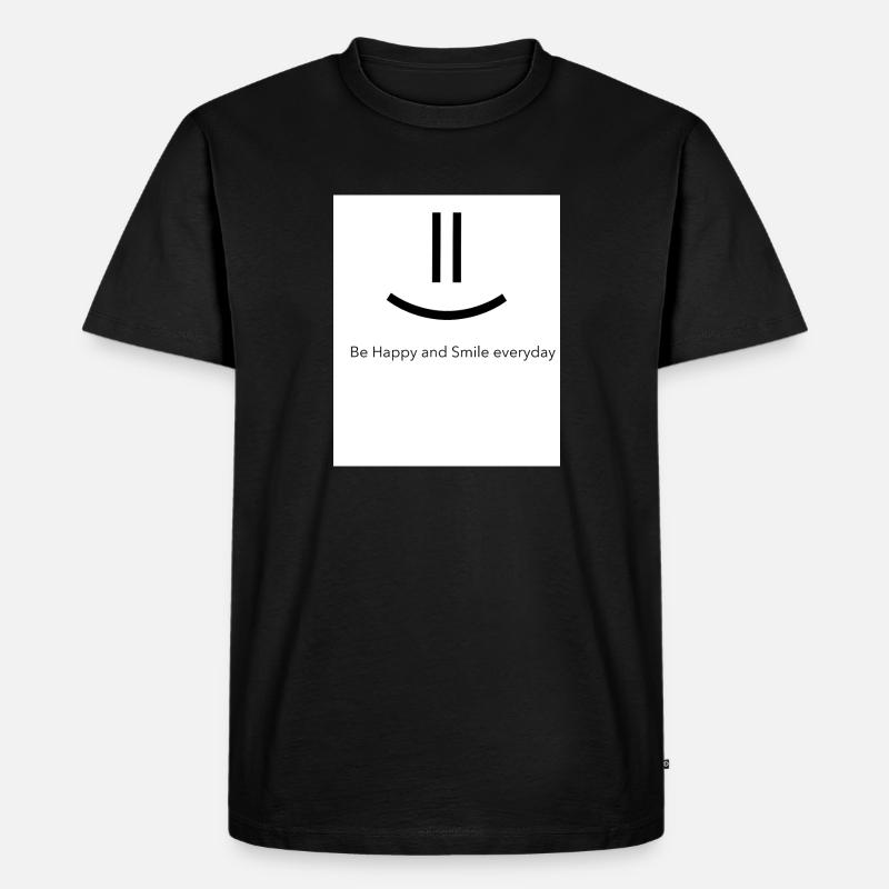 blank canvas designs - Männer Premium Bio T-Shirt - Schwarz