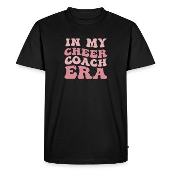 Dans mon ère Cheer Coach Pom-pom girl - T-shirt Premium bio Homme - noir - Devant - Nico (187cm)