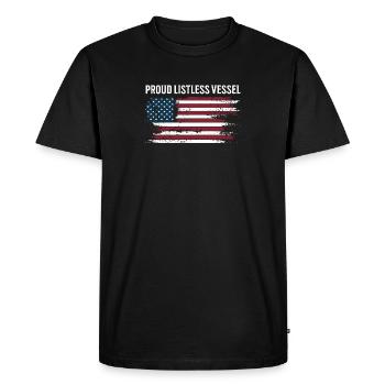 Fiers navires apathiques Élections présidentielles 2023 - T-shirt Premium bio Homme - noir - Devant - Nico (187cm)