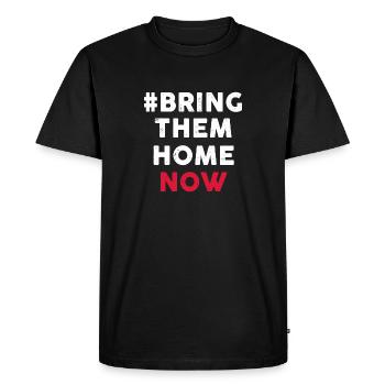 Bring Them Home Now Vintage - Men's Premium Organic T-Shirt - black - Front - Nico (187cm)